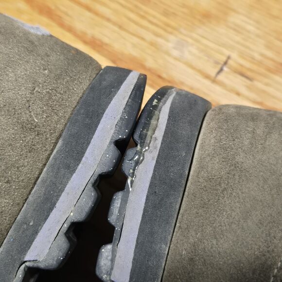 Vintage 90's Nike ACG Air Caldera Women 9.5 Hiking Boots Brown/Purple Shoes Read - Picture 13 of 14